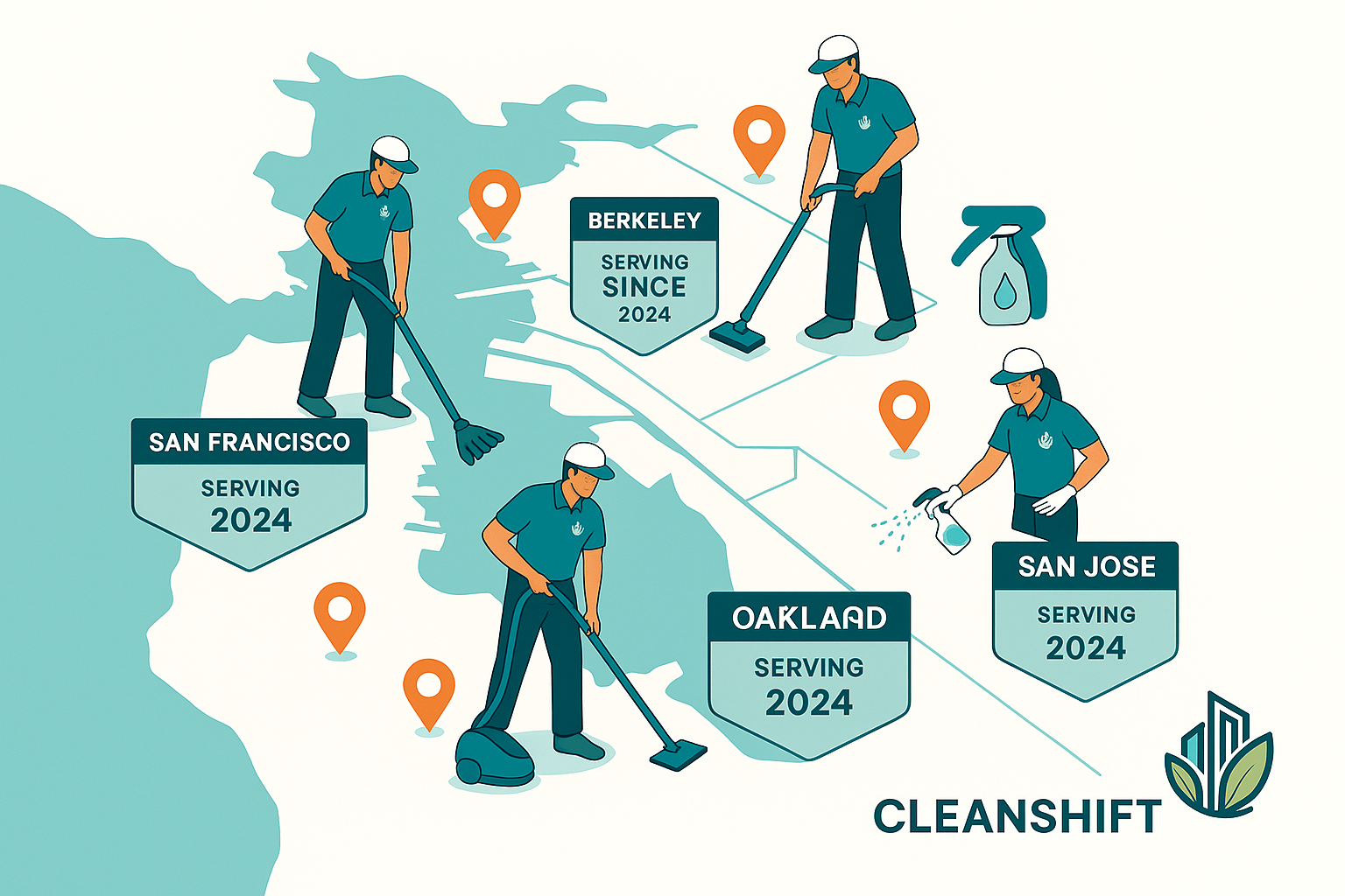 Commercial cleaning services in San Francisco